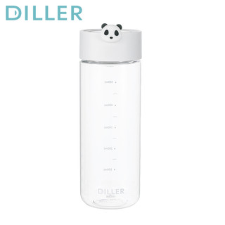 Dây nâng bình nước Diller Tritan Chống rò rỉ BPA Free Fashion Panda Cốc uống nước (640ml) D2242