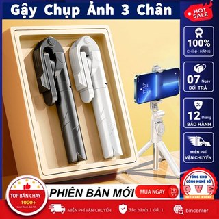 Gậy Chụp Ảnh 3 Chân Ouyili Thế Hệ Mới 100cm kèm Remote Chụp Hình từ xa Tự Sướng Selfie Tripod đa năng Giá Đỡ Livestream Có Đèn Led Trợ Sáng