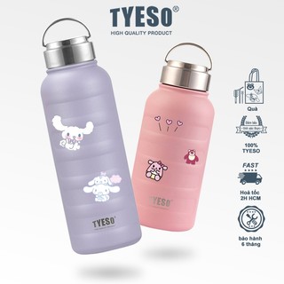 Ly giữ nhiệt Tyeso 750/1000ml bình nước giữ nhiệt Bình Đựng Nước Nóng Lạnh Bằng Thép Không Gỉ ly giữ nhiệt tyeso