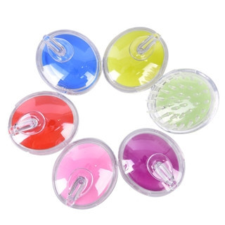 Fashionbanana Silicone Head Body Massage Dầu Gội Da Đầu Massage Bàn Chải Rửa Tóc Body HYUNDAI