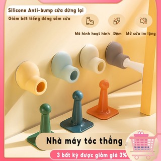 Silicone Dụng Cụ Chặn Cửa Bằng Silicon Chống Va Đập Tiện Dụng
