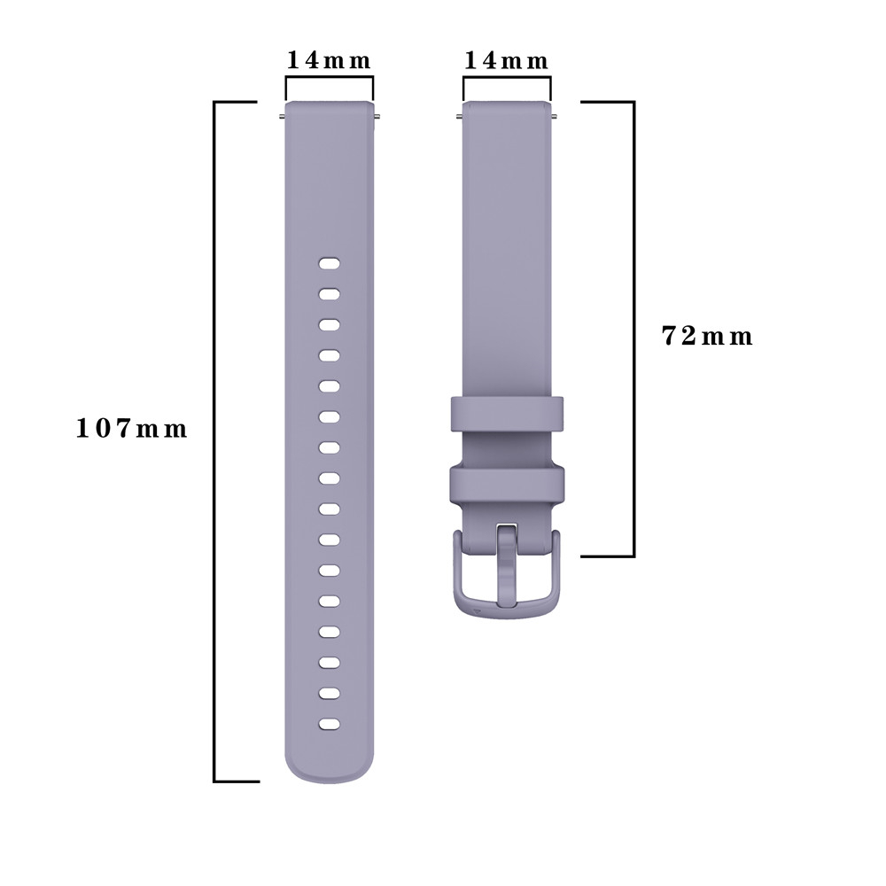 Dây đeo silicon 14mm cho đồng hồ thông minh nữ Garmin Lily 2 dây đeo tháo nhanh
