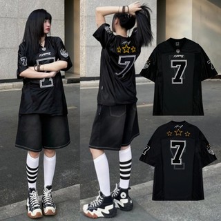 Áo thun số. 7 Jersey KANG Thương Hiệu Địa Phương Dạo Phố Form Oversize, KANG Team 7 Jersey Áo Thun Mới 2024