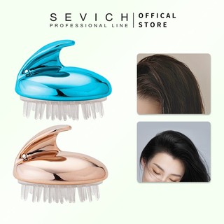Lược gội SEVICH mát xa da đầu silicone thoải mái nhỏ gọn tiện lợi