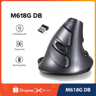 Chuột quang Delux M618G 4000 DPI không dây chất lượng cao