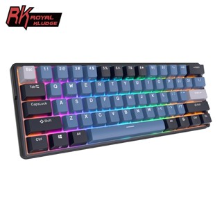 Bàn phím cơ ROYAL KLUDGE Rk61Plus 2.4G Kh Ng D Y bluetooth 3.0 V Usb C Ba Ch có đèn nền Rgb