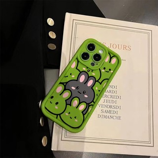 ốp lưng Redmi Note 10 4G Note 10S Note 9 4G Note 11 Note 11S Note 10 Pro Note 11 Pro 4G 5G Note 12 TURBO A1 Plus A2 Plus Thẳng cạnh Silicone dễ thương thỏ trường hợp điện thoại