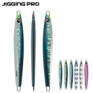 Jigggingpro 60g 80g 100g 130g 160g 200g Stay Jig Kim Loại Jig Mồi Câu Cá Dọc Jigging Mồi Kingfish Amberjack Cá ngừ Cá thu