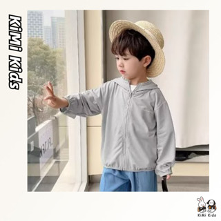 Kimi Trẻ Em Đẹp Trai ins Mùa Hè Quần Áo Trẻ Em Nam Phong Cách Hồng Kông Mới Xu Hướng Thường Ngày Tính Khí Quần Áo Che Nắng Trẻ Em Thời Trang Và Lười