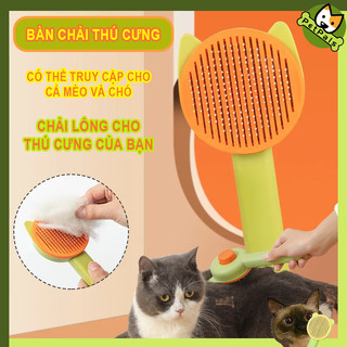 PetPals Lược Chải Lông Thú Cưng, Lược Chải Lông Chó Mèo Dụng Cụ Vệ Sinh Làm Đẹp Cho Thú Cưng Lược chải lông thú cưng Lược chải bọ chét chó mèo lược chải lông mèo chải lông chó LI0482