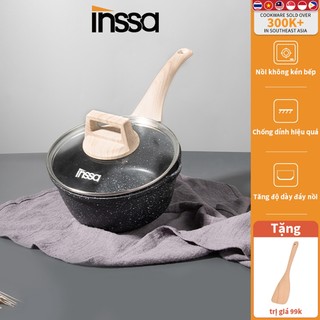 Nồi Sữa Chống Dính INSSA 18CM Nồi Đa Năng Phù Hợp Cả Bếp Từ Bếp Ga GUOJ013