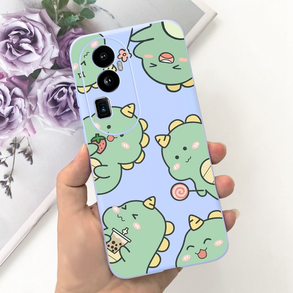 Ốp Điện Thoại silicon Mềm Màu Kẹo Hình Phi Hành Gia Mèo Cho oppo reno10 pro + 5g 2023 reno10 pro plus cph2521