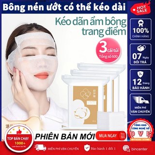 Ouyili tẩy trang bông 200 miếng bông nguyên chất chính hãng Cotton tự nhiên nén ướt Cotton co giãn Mặt nạ làm đẹp đặc biệt Salon Cotton nguyên chất Mặt nạ Spa Khăn giấy mỹ phẩm mặt Cotton