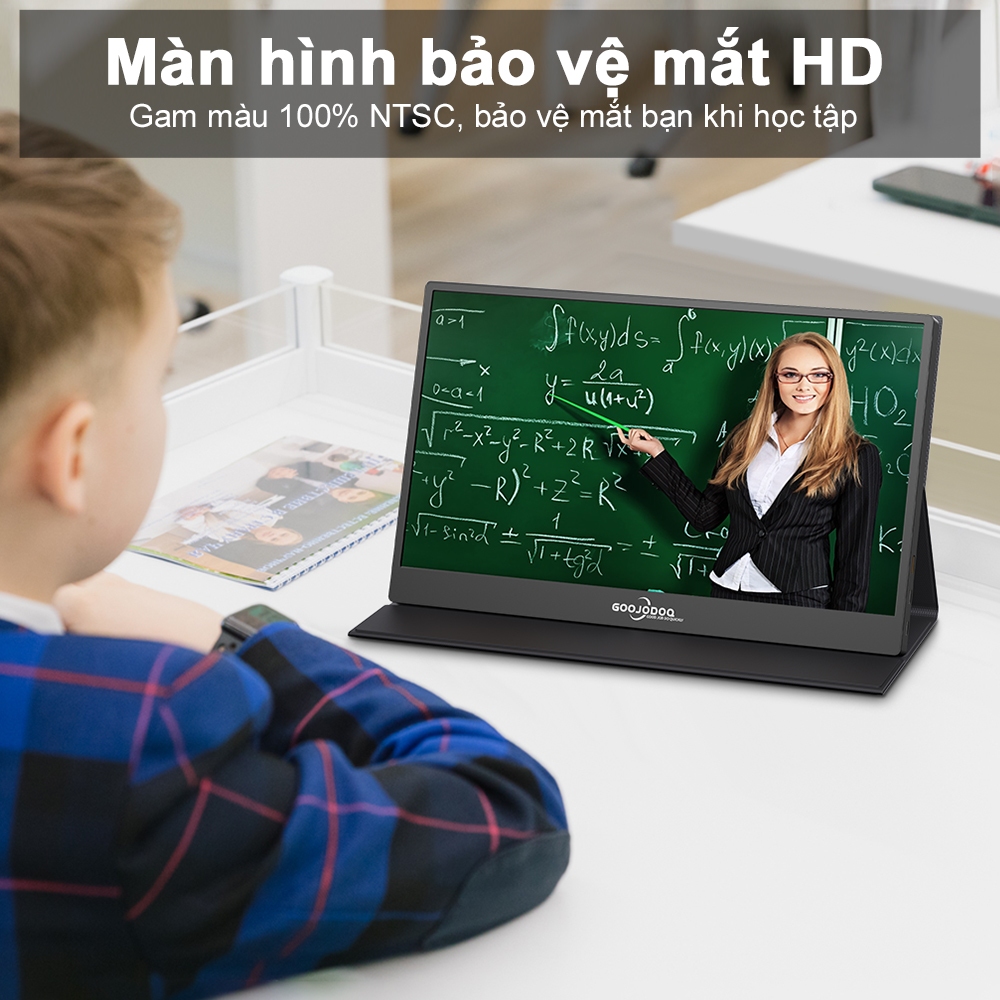 [Bảo hành một năm] GOOJODOQ 14 inch / 15,6 inch Màn hình di động cho loa đế mở rộng máy tính xách tay Ps4 Điện thoại PC Android Switch Macbook HDMI | BigBuy360 - bigbuy360.vn