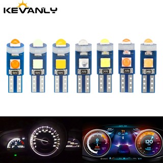 1 cái t5 w3w bảng điều khiển ô tô đèn xe máy dụng cụ đèn 12v siêu sáng làm nóng đèn báo hình nêm đèn nội thất ô tô