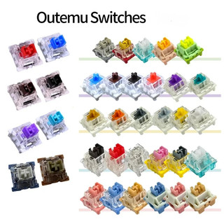 Outemu Series Switch Lemon Pech V2 Xanh / Đen / Nâu / Đỏ / Tím / Xanh Im Lặng Xám / Trắng / Vàng / Đại Dương / Jerry / Tom / Trà Sữa Hồng Xanh Sữa / Ngọc Lục Bảo / Gấu Trúc / Xúc Giác Tuyến Tính Clicky