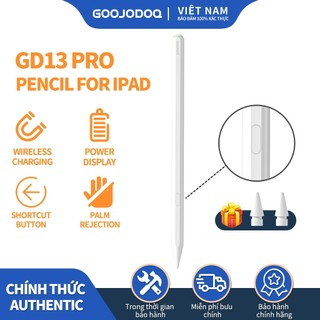 GOOJODOQ  GD13 Pro Bút chì Stylus có chìa khóa trả lại Tự động tắt máy và Bộ sạc không dây cho Mini6 Air4 / 5 10.9 2019 2020 2021 Pro11 / 12.9