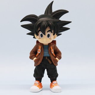 15cm Dragon Ball Z Anime Hình Tuổi Thơ Son Goku Kakarotto Mang Theo Túi Đi Học Phong Cách Thời Trang Phiên Bản Q PVC Nhân Vật Hành Động Mô Hình Đồ Chơi Búp Bê