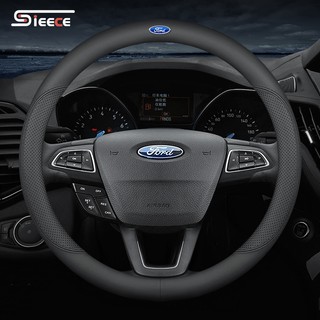 Sieece BọC Vô LăNg Ô Tô BọC Vô LăNg Oto ỐP Vô LăNg Ô Tô BọC Vô LăNg Xe Ô Tô Vỏ Da Sợi Nhỏ BọC Vô LăNg Trang Trí NộI ThấT Ô Tô Phụ KiệN Ô Tô Cho Ford Ranger Focus Everest Transit Fiesta Ecosport Mustang Raptor Explorer