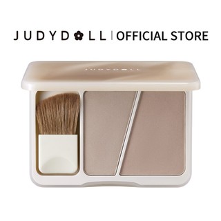 JUDYDOLL Bảng tạo khối 2 ô Contour Palette Duo Kem tạo khối khuôn mặt Phấn tạo khối mũi Sắc nét 5g
