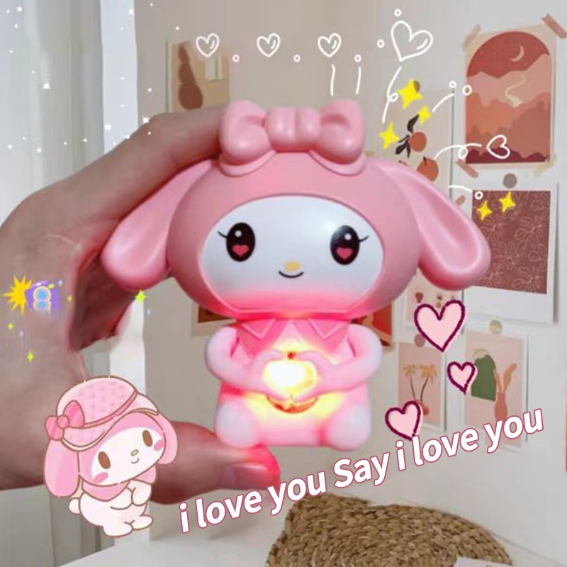 Kuromi cinnamoroll Đồ Chơi Phát Sáng "i love you"