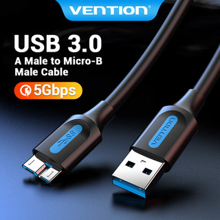 Cáp Sạc Điện Thoại / Đồng Bộ Ổ Cứng Micro B Vention USB 3.0 Tốc Độ Cao 5Gbps 2A