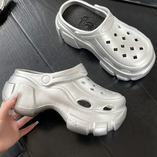 LISM  Dép cross dép sandal nữ  Độn đế Độ bền cao Phối hợp dễ dàng Bền FBT24407IA 14Z240403
