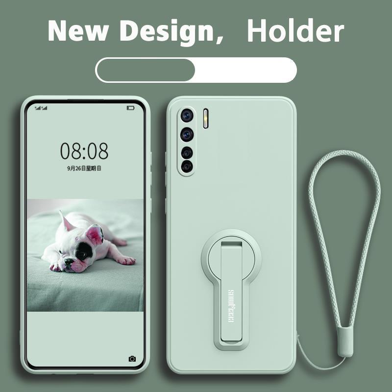 ốp lưng Ốp điện thoại Oppo RENO 3 Pro POPO RENO 3 Ốp mềm Ốp chống sốc mịn bảo vệ silicon lỏng thiết kế mới 360 ° với giá đỡ ytxzzj01 đẹp viền vuông cute