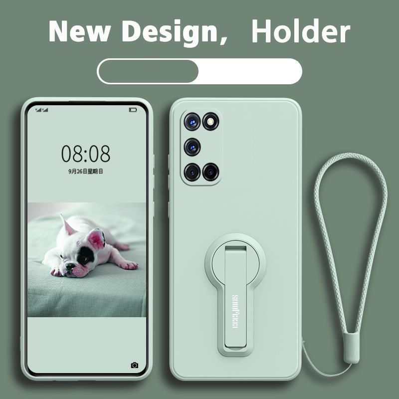 ốp lưng Ốp điện thoại Oppo A52 Oppo A92 Oppo A74 5g Ốp mềm Ốp chống sốc mịn bảo vệ silicon lỏng thiết kế mới 360 ° với giá đỡ ytxzzj01 đẹp viền vuông cute