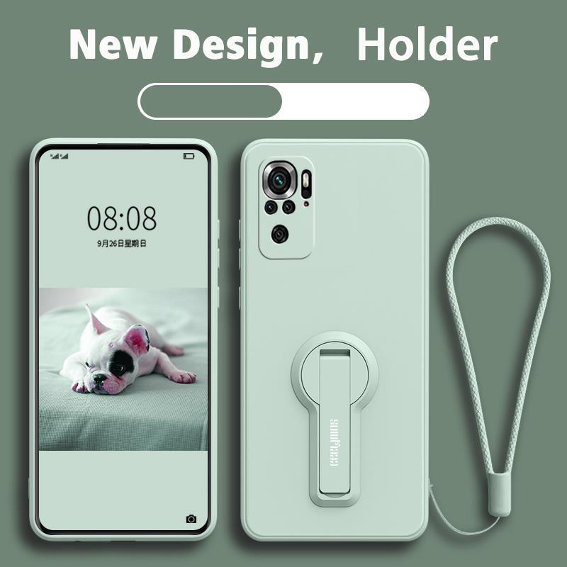 ốp lưng Ốp điện thoại Redmi Note 10 4g Xiaomi Redmi Note 10S Redmi Note 10 Pro 4G Ốp mềm Ốp chống sốc mịn bảo vệ silicon lỏng thiết kế mới 360 ° với giá đỡ ytxzzj01 đẹp viền vuông cute