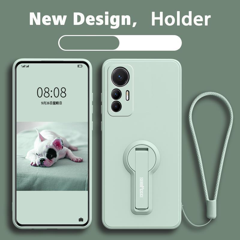 ốp lưng Ốp điện thoại Xiaomi 12 Lite 5g Xiaomi 12t Xiaomi 12 Pro 5g Ốp mềm Ốp chống sốc mịn bảo vệ silicon lỏng thiết kế mới 360 ° với giá đỡ ytxzzj01 đẹp viền vuông cute