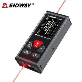 [2024 MỚI] Máy đo khoảng cách Laser kép SNDWAY Đo hai chiều Máy tìm phạm vi mức điện tử Thước băng Laser SW-DR / DG SW-DR60 SW-DR100