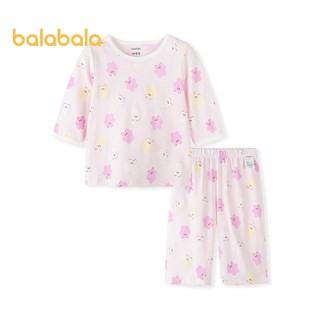 Bộ đồ ngủ Balabala mùa hè Quần áo mới Quần áo điều hòa không khí