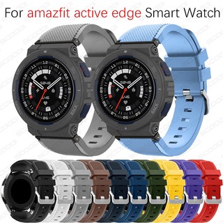  Dây đeo silicon mềm cho Amazfit Active Edge Vòng đeo tay đồng hồ thông minh Dây đeo cổ tay 