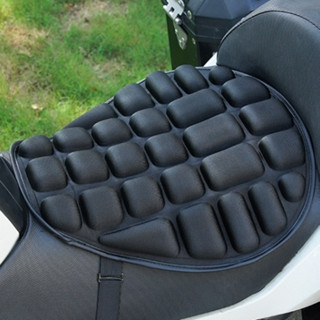 Figatia Xe Máy 3D Ghế Pad 3D Đa Năng Hấp Thụ Sốc Yên Xe Miếng Lót Thoải Mái Thoải Mái Thoáng Khí Gối Cho Lưu Diễn Đi Xe