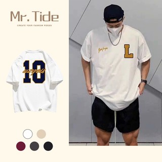 Áo Thun Nam, Áo Phông Unisex Chữ L Chất Cotton Thoáng Mát Form Rộng Tay Lỡ Cho Nam Nữ
