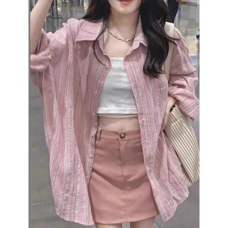 Fanlezi áo sơ mi áo sơ mi nữ áo kiểu hàn quốc dramatic phong cách phong cách rực rỡ wcs2440uan 16z240418