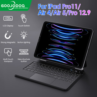 Goojodoq cho Bàn phím iPad có màn hình LCD cho IPad Pro 11/Pro 12 9 12.9/Air 5 Air 4 cho Bàn phím iPad Tiếng Anh