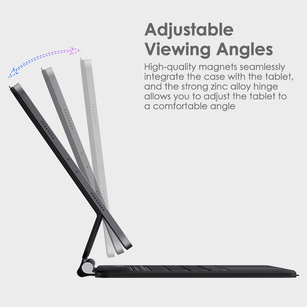 GOOJODOQ cho bàn phím iPad có màn hình LCD cho iPad  Air 4 5 6/ Pro 11 2018-2022 /Gen10 10.9/ Air11 Air13 2024-2025Air6 11 2024-2025 / Pro 11 2018-2022 / Pro 12 9 2018-2022 / Air 5 Air 4 Gen10 2024 iPad 2025 cho bàn phím iPad | BigBuy360 - bigbuy360.vn