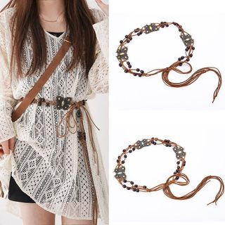 Thắt Lưng Tua Rua Phong Cách bohemian Cổ Điển Cho Nữ