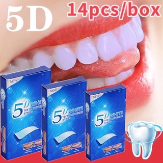 Hailicare Set 14 Miếng Dán Làm Trắng Răng 5D Chất Lượng Cao