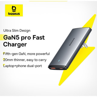 Baseus 65W GaN5 Sạc Nhanh 4.0 3.0 Loại C PD Sạc USB Sạc Du Lịch Di Động Sạc Nhanh Cho Laptop iPhone 14 13