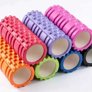 Vsport Con lăn tập yoga rỗng mini Tập thể dục Yoga Cột massage