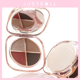 JUDYDOLL Phấn mắt 4 ô 4 Shade Palette - BST Glamorous Glaze Tông đất basic Phù hợp người mới bắt đầu 6,5g