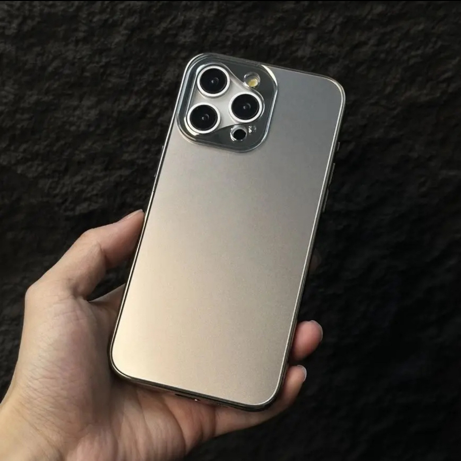 【Matte acrylic hard case/Gray】Ốp lưng compatible for iPhone 16 case