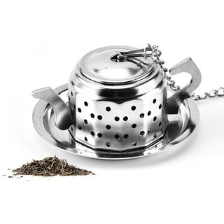 Bộ lọc trà bằng thép không gỉ có tay cầm dễ thương