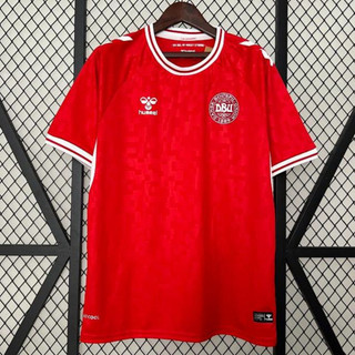 2024 Đan Mạch ERIKSEN Áo bóng đá màu đỏ Nam Home Fan Phiên bản Áo bóng đá