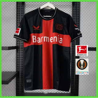 Áo bóng đá nam sân nhà bayer 04 leverkusen 23 / 24