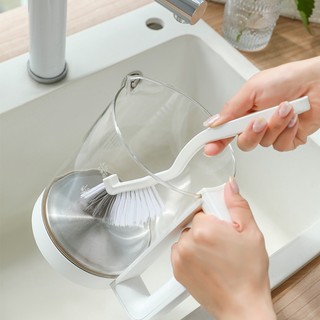 Bàn chải cốc Nhật Bản Bàn chải làm sạch bằng nhựa Bàn chải làm sữa đậu nành Bàn chải nhà bếp Máy ép trái cây làm sạch Bàn chải tôm hùm Bàn chải làm sạch đa chức năng