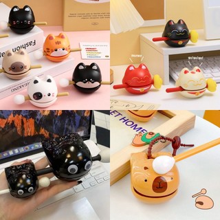 Hoạt Hình Bằng Gỗ Hình Cá Dụng Cụ Gõ Dễ Thương Capybara Hình Bộ Gõ Đồ Chơi Sáng Tạo Để Bàn Trang Trí
